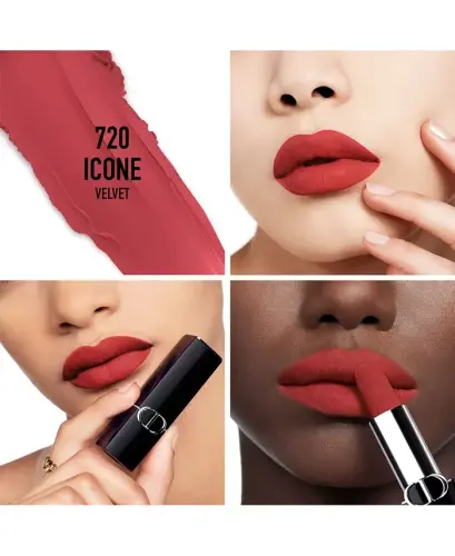 Rouge Dior Lipstick Refill - Velvet-720 Icone - the iconic rosewood - 3