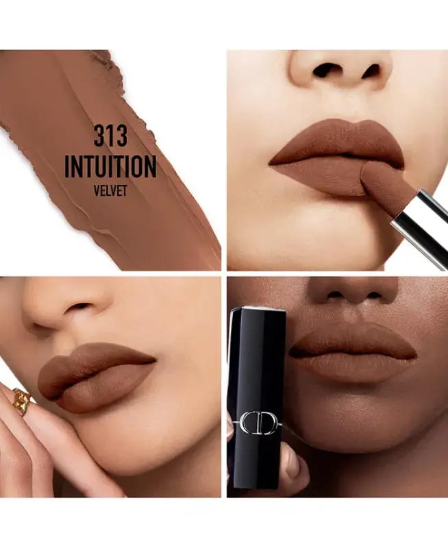 Rouge Dior Lipstick - Velvet - 313 Intuition - 3