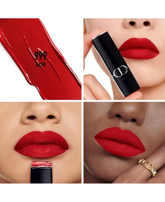 Rouge Dior Lipstick - Satin-999 - the iconic red - 3