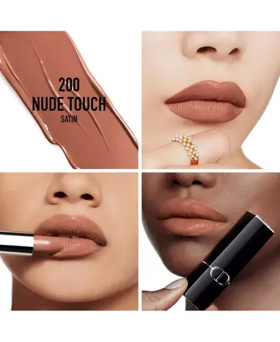 Rouge Dior Lipstick - Satin-NEW! 200 Nude Touch - 3