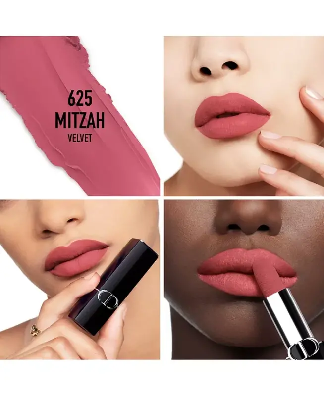 Rouge Dior Lipstick - Velvet-625 Mitzah velvet - a mauve nude - 3