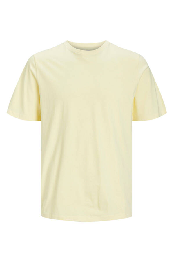 Round neck, organic cotton men's t-shirt. - 1