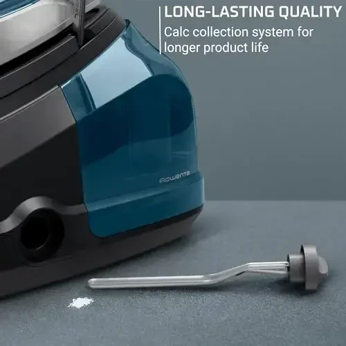 Rowenta, Iron, Perfect Steam Pro Stainless Steel Soleplate Professional Steam Station for Clothes, 1.1L Removable Tank, Fast Heat Up, 1800 Watts, Steam Iron, Blue Clothes Iron, DG8624 - Rowenta (1)