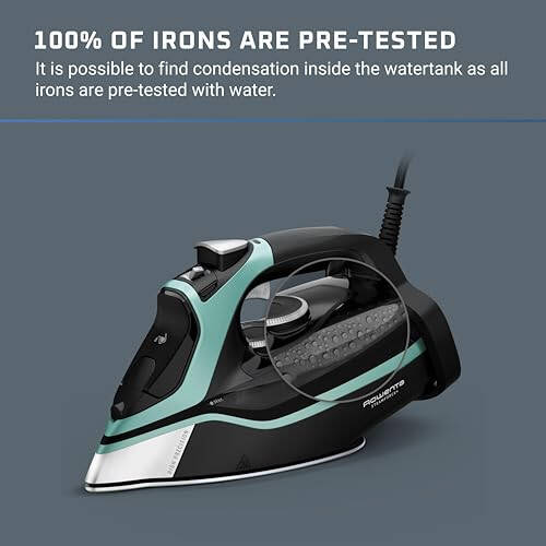 Rowenta Steam Force Stainless Steel Soleplate Steam Iron for Clothes 400 Microsteam Holes 1800 Watts Ironing, Fabric Steamer, Garment Steamer, Digital Display, Precision Tip DW9440 - 4