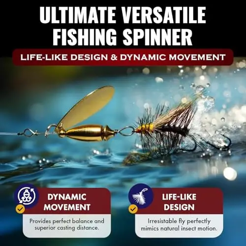 RoxStar Fly Strikers Proven Nationwide to Out-Fish Any Spinner | Hand-Tied in The USA | Most Versatile Fishing Spinner Ever! Trout Lure Also for Bass & Steelhead | Stop Fishing - Start Catching - 4