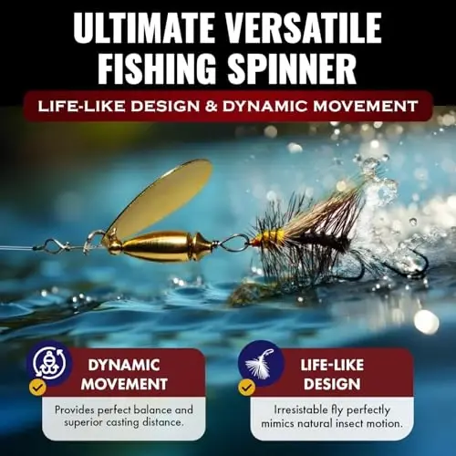 RoxStar Fly Strikers Proven Nationwide to Out-Fish Any Spinner | Hand-Tied in The USA | Most Versatile Fishing Spinner Ever! Trout Lure Also for Bass & Steelhead | Stop Fishing - Start Catching - 3