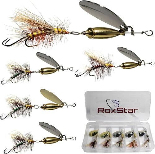 RoxStar Fly Strikers - Proven Nationwide to Out-Fish Any Spinner | Hand-Tied in The USA | Most Versatile Fishing Spinner Ever! Trout, Bass, Steelhead | Stop Fishing - Start Catching - 4