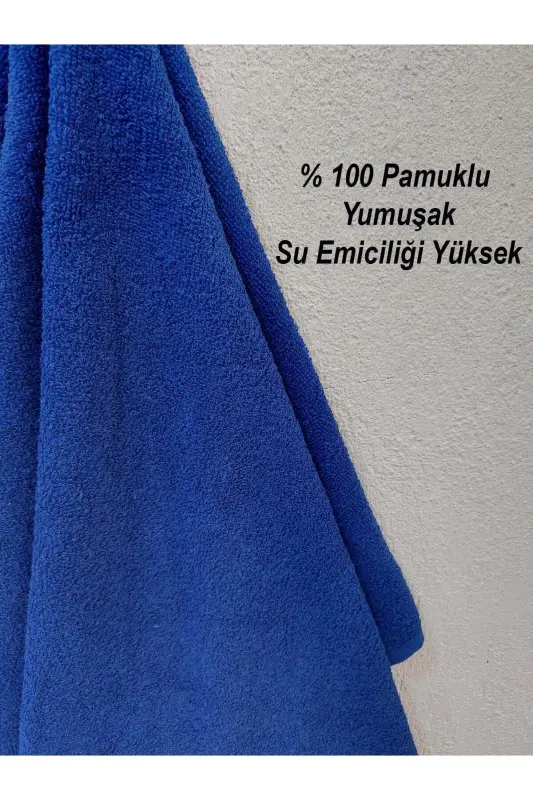 Royal Blue Barber Towel Hairdresser Towel 50x90 Cm 12 Pieces-Royal Blue - 2