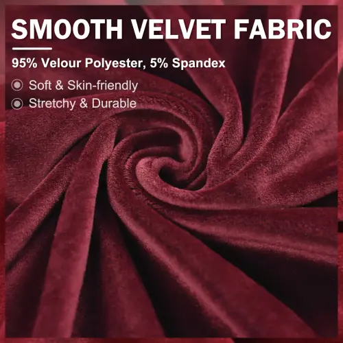 ROYAL MATRIX Women's Velour Sweatsuits - 2 Pieces Velvet Tracksuits Long Sleeve Full Zip Outfits Hoodie & Sweatpants Sets (Wine, M)- - 2