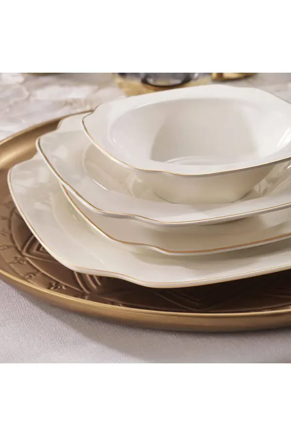 Royalty Luxury 24 Piece Dinner Set Gold Plated - 2