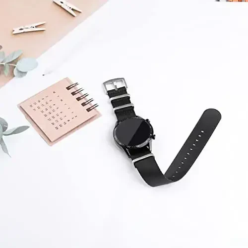 RoYiio Watch Band for Lug Width 20mm/22mm Premium Ballistic Nylon, Comfortable and Breathable, Stainless Steel Buckle, Classic Nylon Strap for Men and Women - 3