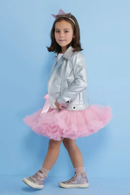 Розовая детская юбка-пачка - Bonita-Розовая - 2