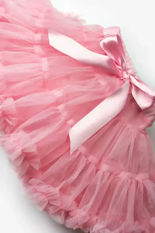 Розовая детская юбка-пачка - Bonita-Розовая - 6