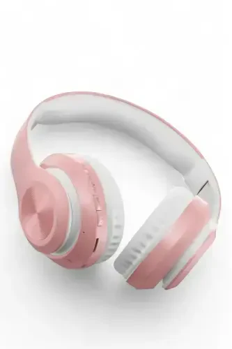 Розовые P68 Bluetooth Беспроводные Стерео Наушники Wireless, Aux Проводные - Разноцветные - 5