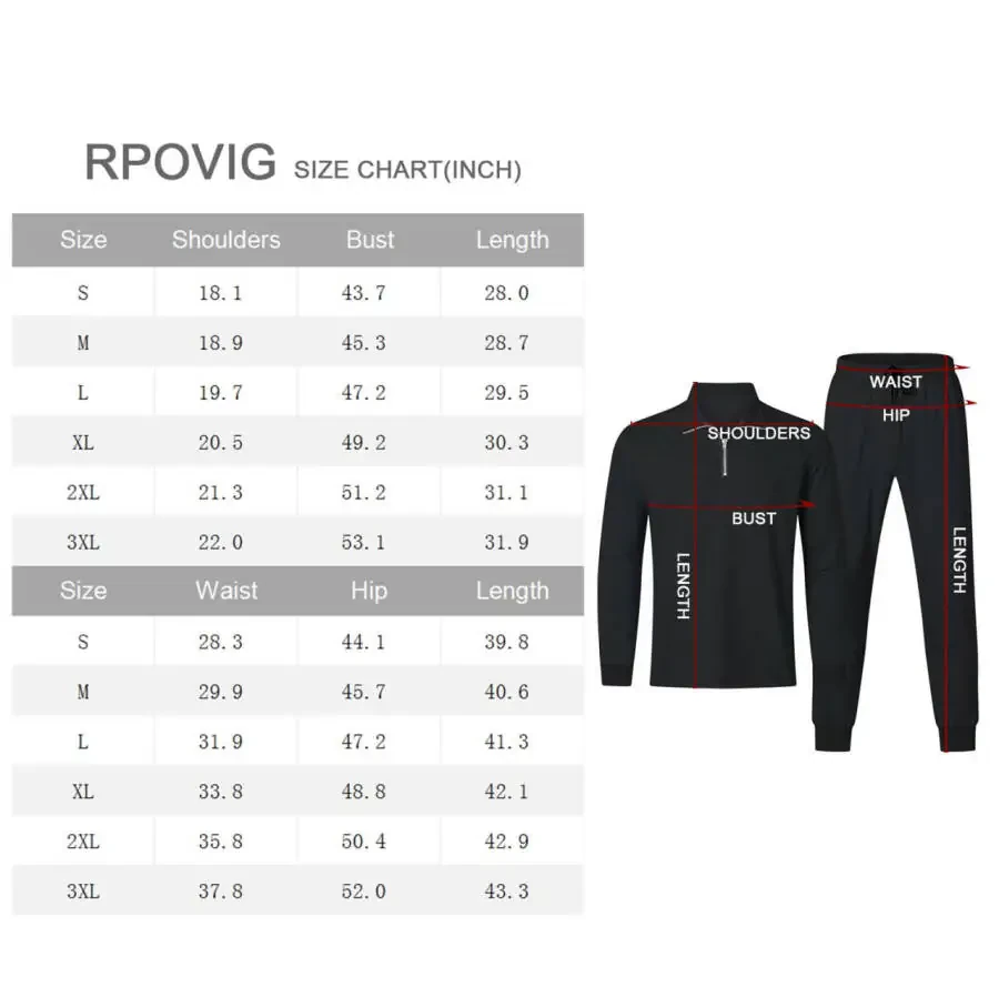 RPOVIG Men's Velvet Tracksuit Hoodie Drawstring Sweatsuit Sets Casual Outfits 2 Piece ，Sizes S-3XL - 2