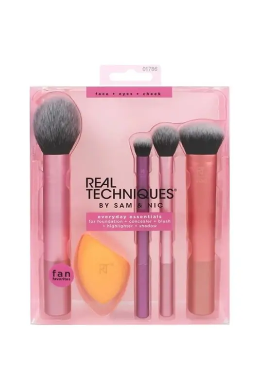 Everyday Essentials Makyaj Fırça Seti - REAL TECHNIQUES