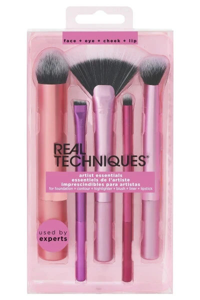 Rt-1895 Artist Essentials Makeup Brush Set - REAL TECHNIQUES