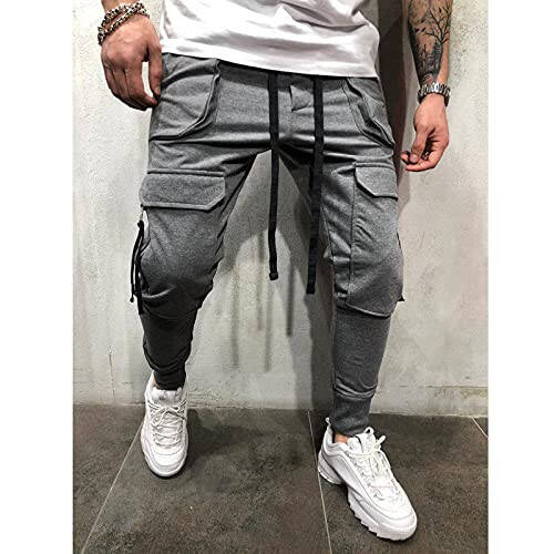 RTRDE Mens Fashion Cargo Pants Lightweight Tactical Joggers Stretch Hiking Casual Workout Trousers Work Pants - 2