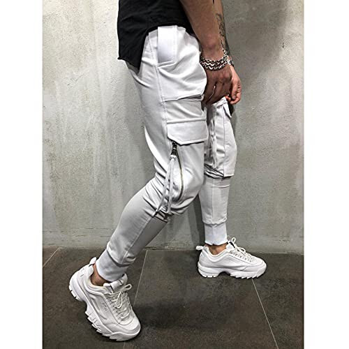 RTRDE Men's Winter Cargo Pants Tactical Joggers Stretch Hiking Casual Workout Trousers with Pockets Work Pants, M-3XL - 3