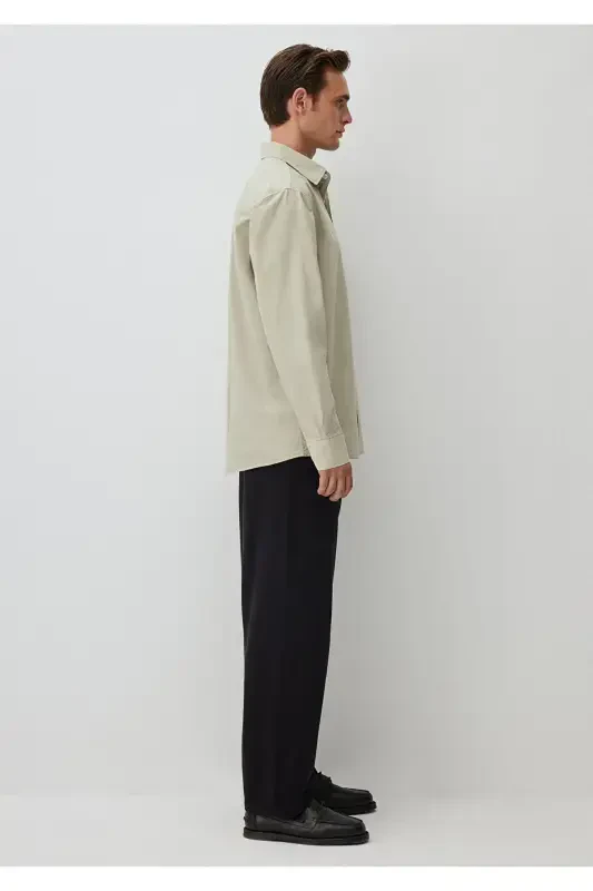 Рубашка цвета хаки Regular Fit / Normal Kesim 0211126-701 - 2