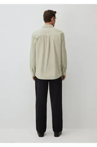 Рубашка цвета хаки Regular Fit / Normal Kesim 0211126-701 - 3
