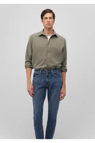 Рубашка цвета хаки Regular Fit / Normal Kesim 0211274-854 - 1