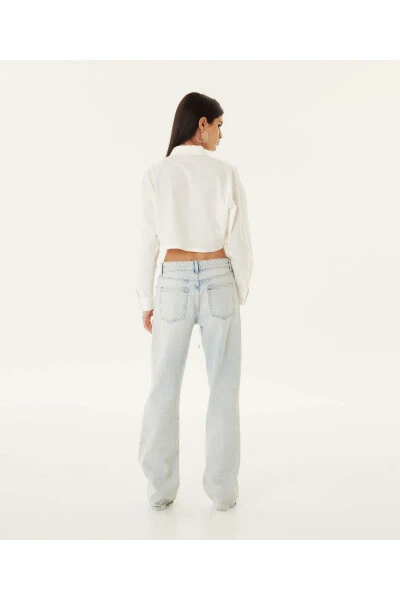 Рубашка из поплина с принтом - 12