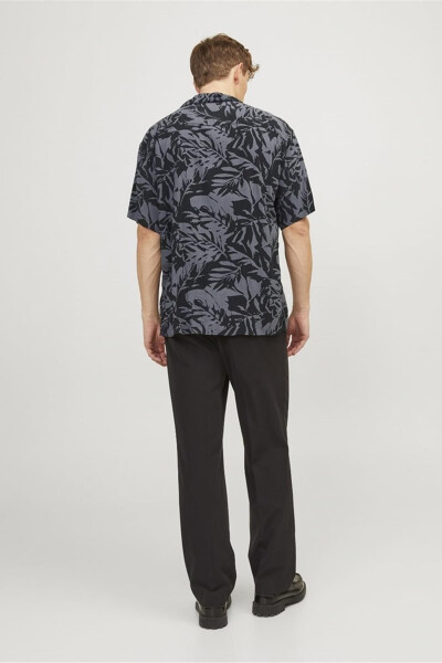 Рубашка JACK&JONES JJGURU Monochrome AOP Resort SS12249210 Черный - JACK & JONES (1)