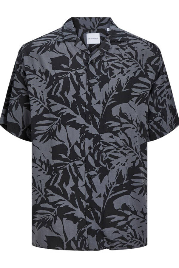 Рубашка JACK&JONES JJGURU Monochrome AOP Resort SS12249210 Черный - 6