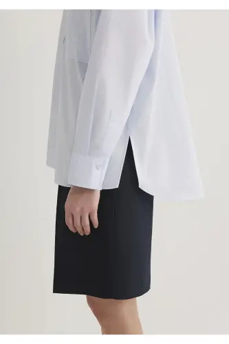Рубашка oversize / свободного кроя 1211006-70776 - 7