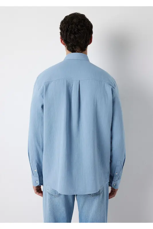 Рубашка Regular Fit / Обычный крой 0211518-70731 - Синий - 5
