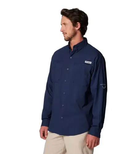 Рубашка с длинными рукавами Men's PFG Tamiami II - Collegiate Navy - 3