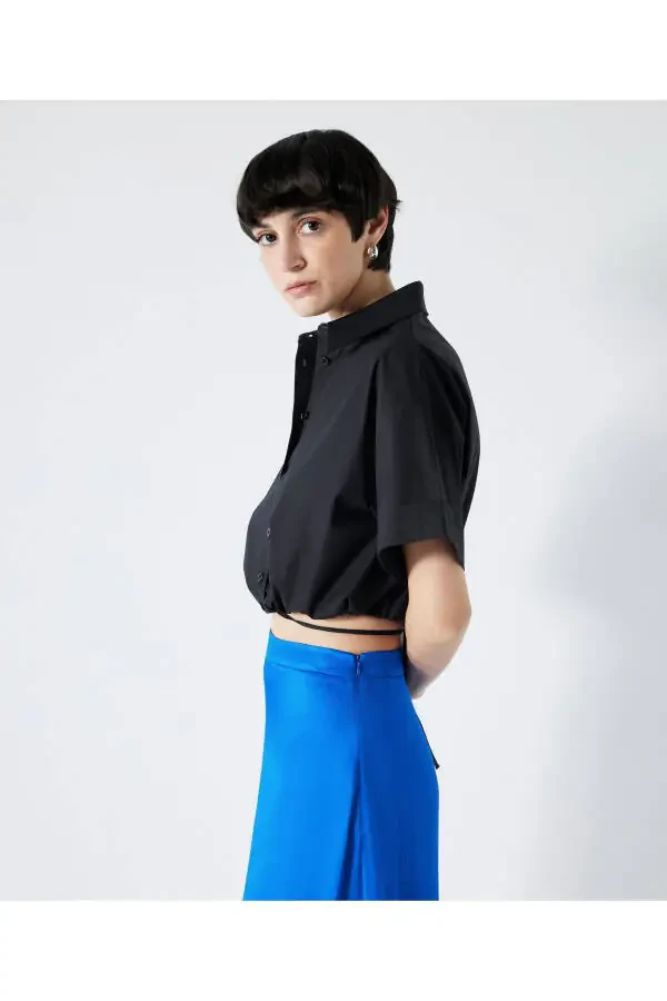 Рубашка с поясом - 5