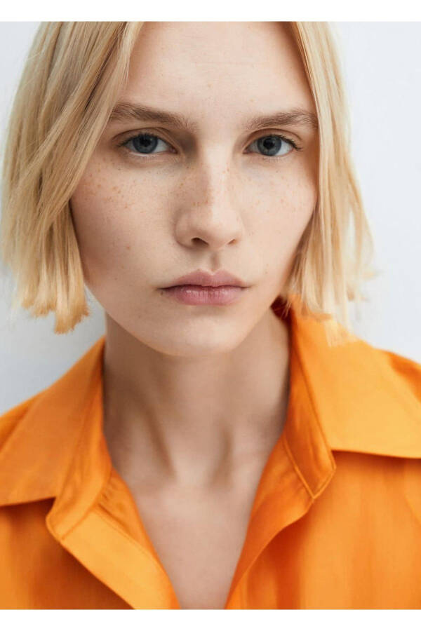 Рубашка со скрытыми пуговицами - 5