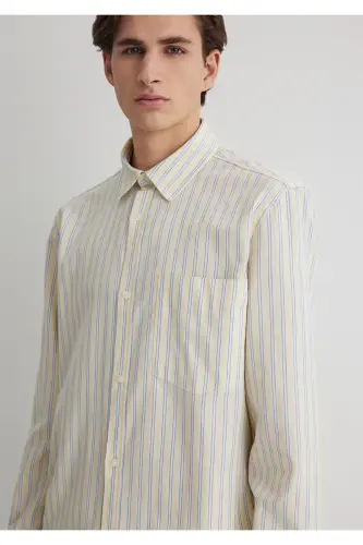 Рубашка в полоску Regular Fit / Классический крой 0211433- - 5