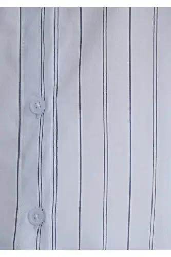 Рубашка в полоску синяя Regular Fit / Normal Kesim 121 - 7