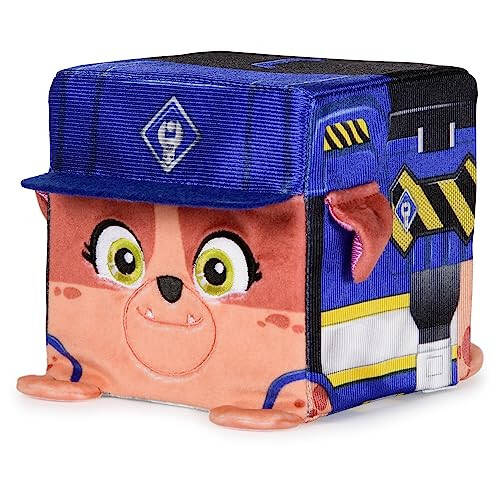 Rubble & Crew Stuffed Animals, Mix, 4-Inch Cube-Shaped Plush Toy for Kids Ages 3 and Up - 1