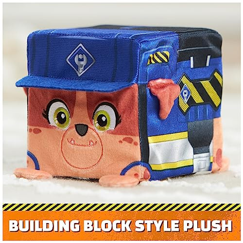 Rubble & Crew Stuffed Animals, Mix, 4-Inch Cube-Shaped Plush Toy for Kids Ages 3 and Up - 2