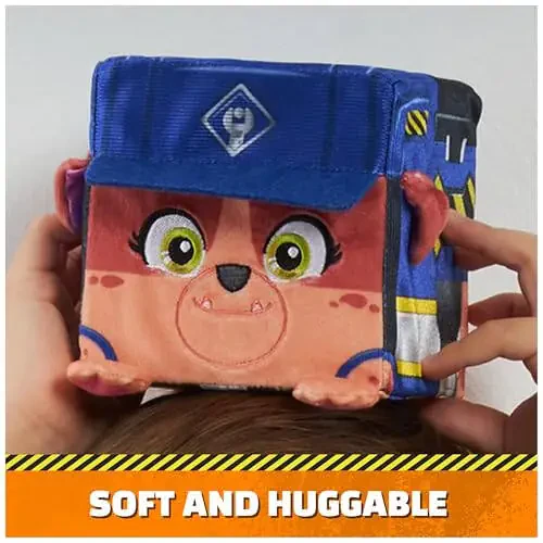 Rubble & Crew Stuffed Animals, Mix, 4-Inch Cube-Shaped Plush Toy for Kids Ages 3 and Up - 3