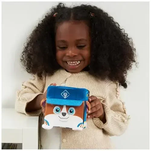 Rubble & Crew Stuffed Animals, Wheeler, 4-Inch Cube-Shaped Plush Toy for Kids Ages 3 and Up - 6