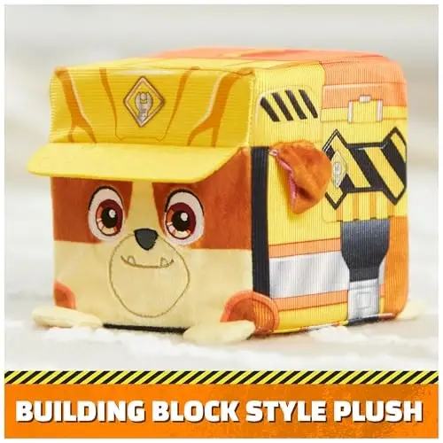 Rubble & Crew Yumshoq O'yinchoqlar, Rubble, 4 dyuymli kub shaklidagi peluş o'yinchoq 3 yosh va undan katta bolalar uchun - 2