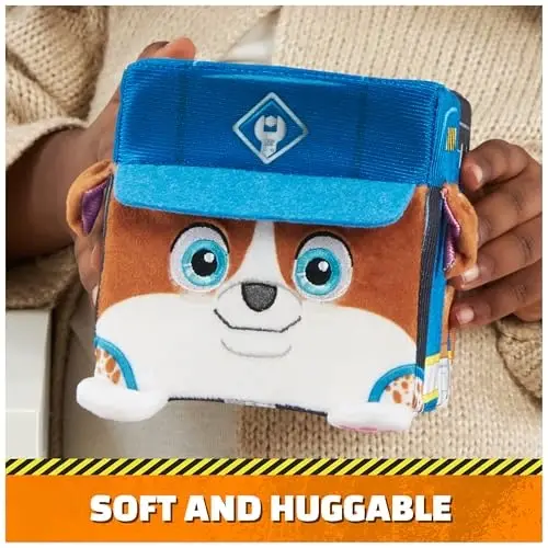 Rubble & Crew Stuffed Animals, Wheeler, 4-Inch Cube-Shaped Plush Toy for Kids Ages 3 and Up - 3