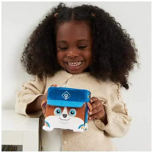 Rubble & Crew Stuffed Animals, Wheeler, 4-Inch Cube-Shaped Plush Toy for Kids Ages 3 and Up - 6