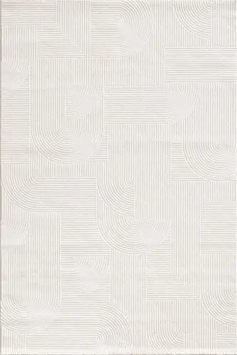 RUBY Serisi 4m2 6m2 Yolluk Salon Oturma Odası Çocuk Odası Koridor Halısı Modelleri-KREM - 3