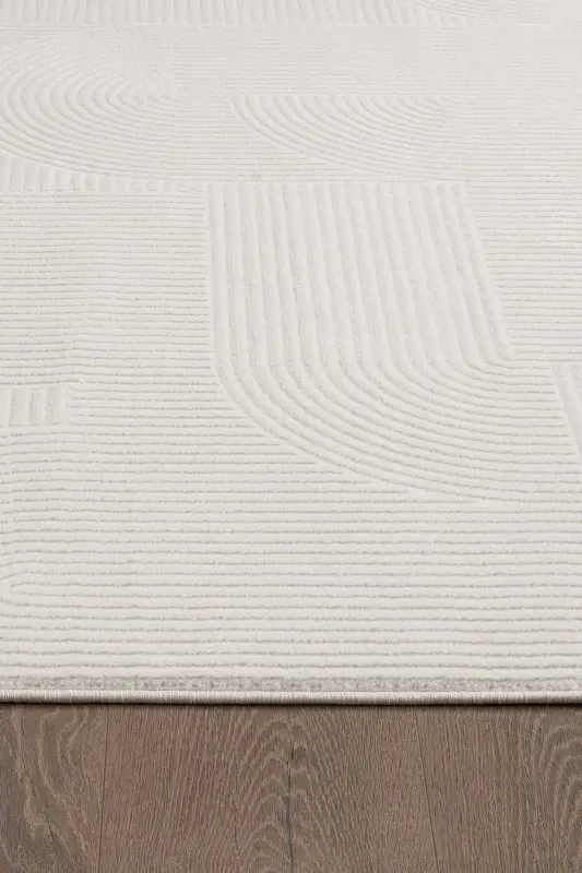 RUBY Serisi 4m2 6m2 Yolluk Salon Oturma Odası Çocuk Odası Koridor Halısı Modelleri-KREM - 5