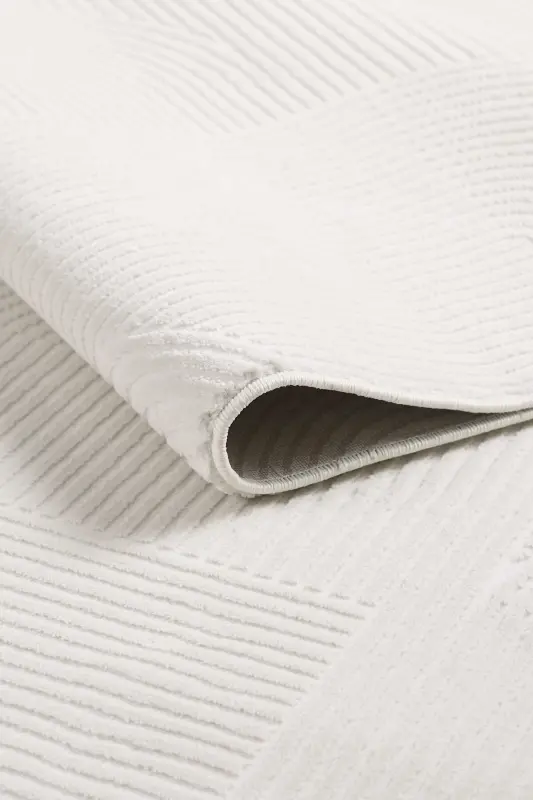 RUBY Serisi 4m2 6m2 Yolluk Salon Oturma Odası Çocuk Odası Koridor Halısı Modelleri-KREM - 6