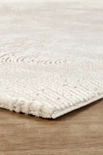 RUBY Serisi 4m2 6m2 Yolluk Salon Oturma Odası Çocuk Odası Koridor Halısı Modelleri-Açık Bej - 4