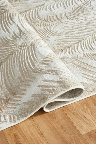 RUBY Serisi 4m2 6m2 Yolluk Salon Oturma Odası Çocuk Odası Koridor Halısı Modelleri-Açık Kahverengi - 5