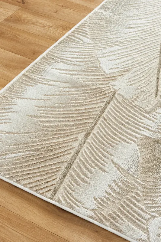 RUBY Serisi 4m2 6m2 Yolluk Salon Oturma Odası Çocuk Odası Koridor Halısı Modelleri-Açık Kahverengi - 3