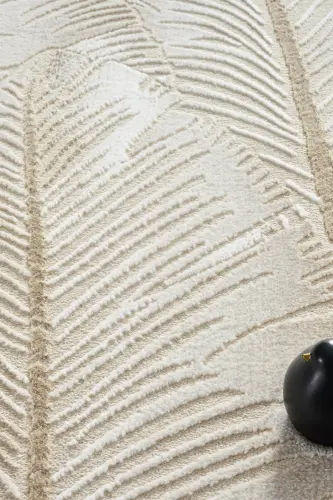 RUBY Serisi 4m2 6m2 Yolluk Salon Oturma Odası Çocuk Odası Koridor Halısı Modelleri-Açık Kahverengi - 4